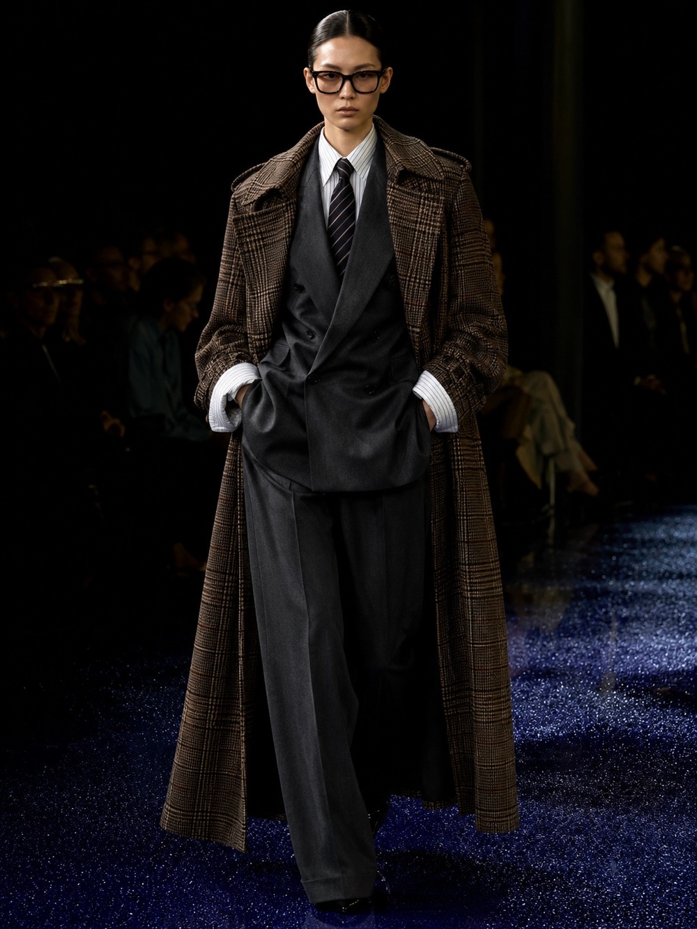 Saint Laurent Double Breasted Virgin Wool Coat FW25 - IT36 - NEW!